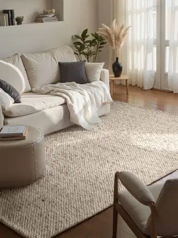 ELLE Decoration, Kusový koberec Lyon Beans 106316 Natural Cream Brown z kolekce Elle, 140x200, hnědá, ložnice