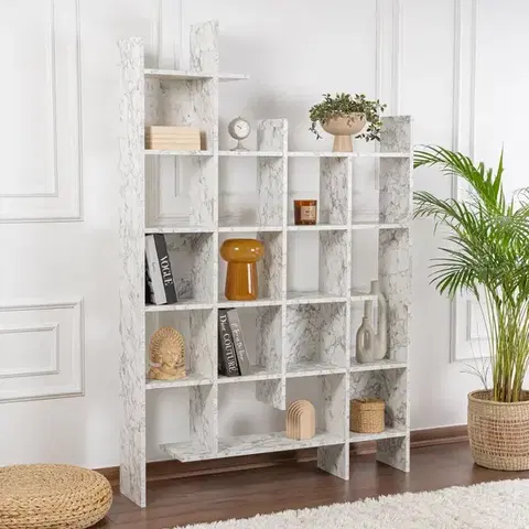 Knihovna Manco - Carrara Marble