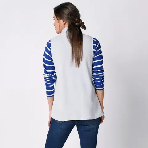 Fleecová vesta na zip