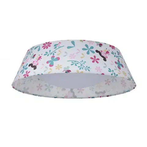 Stropní lampa pro dívky, stropní lampa 16W LED 6500K se stínidlem