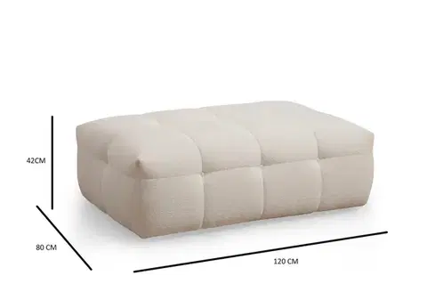 Taburet Cady Ottoman - Beige