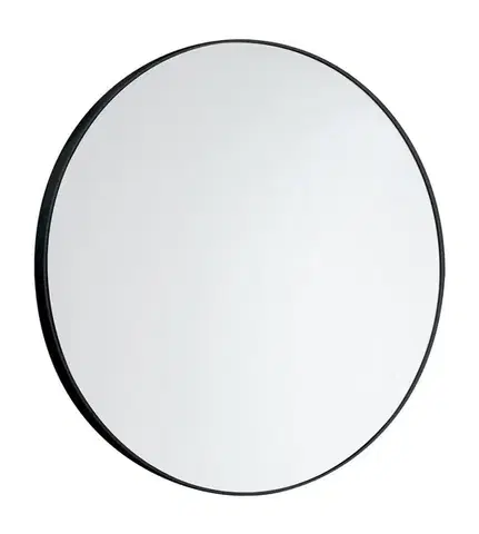 Gedy Kulaté zrcadlo v plastovém rámu ø 60cm, černá 6000