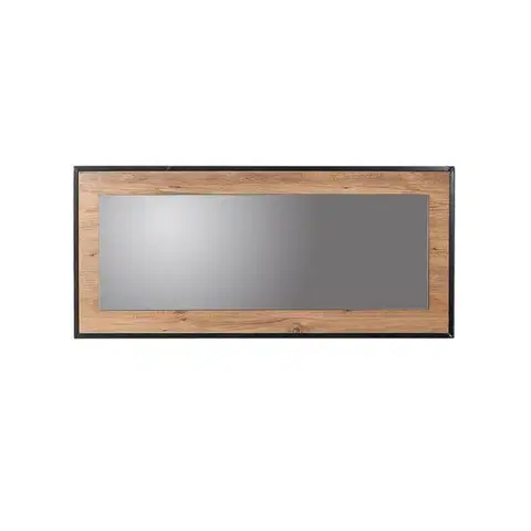 Zrcadlo Idea Black and Atlantic Pine, 110 cm, M