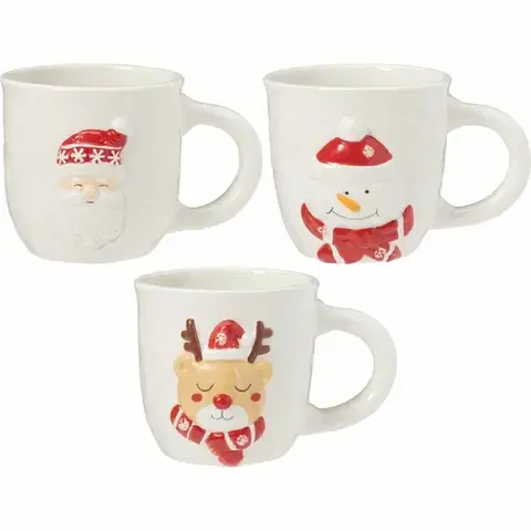 Sada 3 keramických hrnků North Pole 500 ml