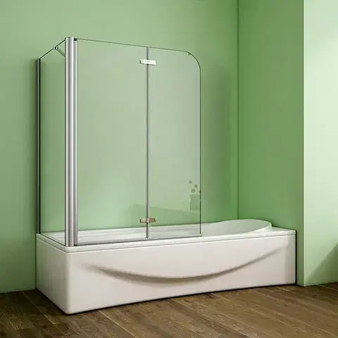 H K Pevná boční stěna V75, 73-75x140, 6 mm sklo, k vanovým zástěnám S22 a S33 SE-750SPVS2E