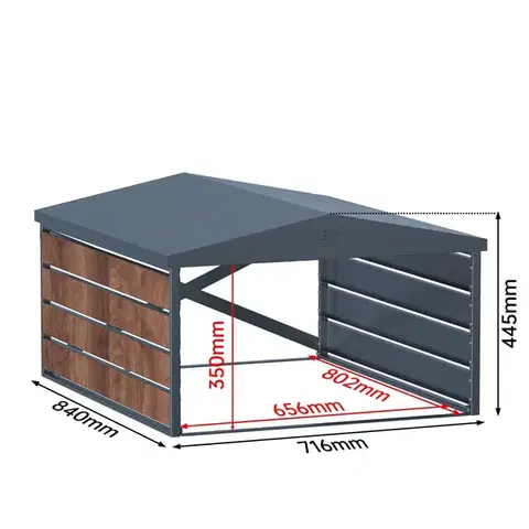 Přístřešek na sekačku Roof