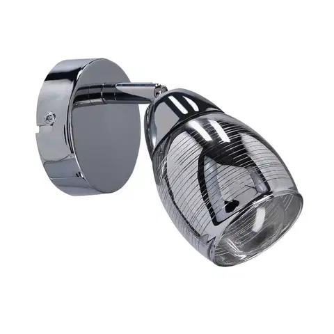 Nástěnná lampa Virginia lampa chrom 1x10W e14 zrcadlové stínidlo