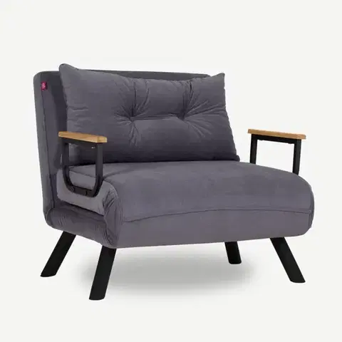 Křeslo Sando Single Grey