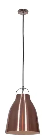 Stropní závěsné svítidlo 1X60W E27 měděné PENSILVANIA