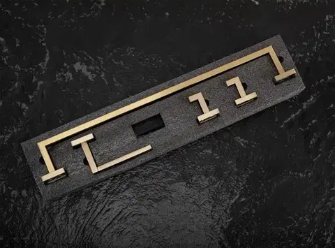 REA Sada koupelnových doplňků Rio Brush Gold 4 díly REA-05013