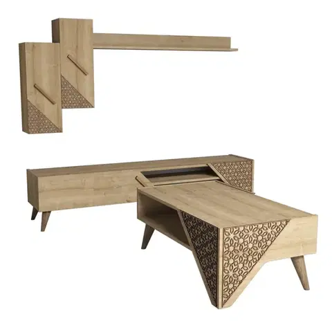 Living Room Furniture Set Beril - Oak