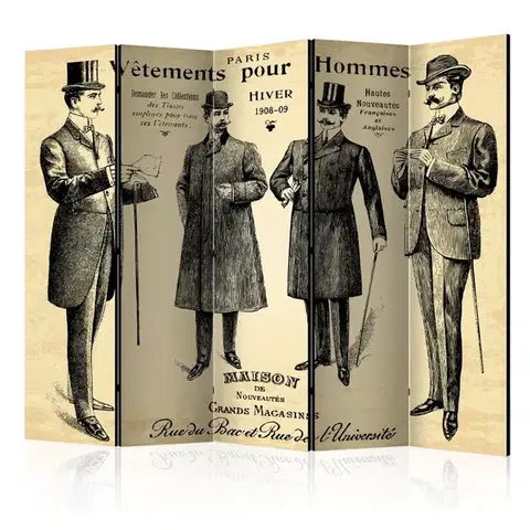 Paraván Vetements pour Homme Dekorhome