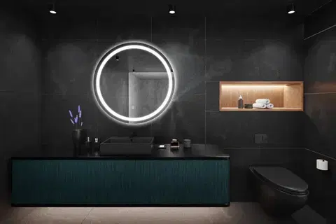 REA Zrcadlo LED 70cm BAS P11241 HOM-09519