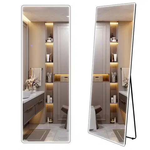 REA Zrcadlo LED Classico 60x170cm Black HOM-07052