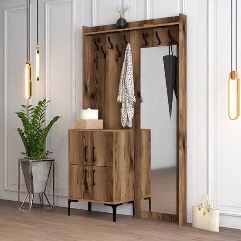 Předsíňová stěna Berlin BC - Walnut
