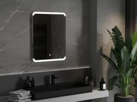 MEXEN Nida zrcadlo s osvětlením 60 x 80, LED 600 9806-060-080-611-00