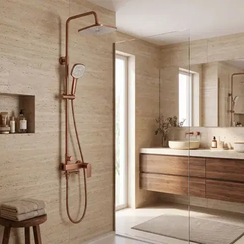 REA Sprchový set STORM COPPER BRUSH REA-P3000