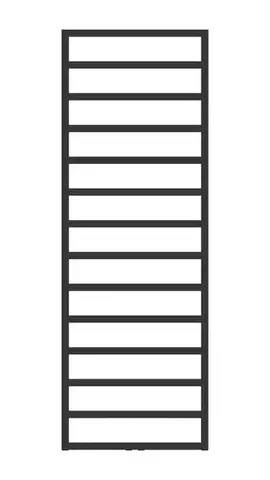 HOPA Koupelnový radiátor PERTH černá barva Barva Černá , Doporučená topná tyč (W) 900, Rozměr A 60, Rozměr C 175, Skutečný rozměr radiátoru (v mm) 600 x 1720 mm, Typ připojení Středové 50 mm RADPER601731SP