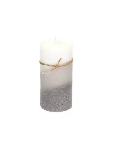 Svíčka Lucia 14cm marble grey