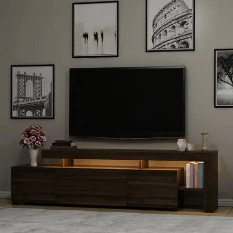 TV stolek BELIZ s LED osvětlením Asirgroup