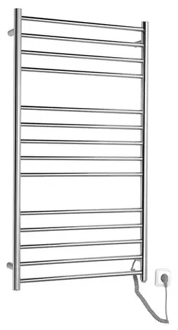 SAPHO REDONDO elektrický sušák ručníků, kulatý, 630x1160, 130W, nerez lesk ER230V