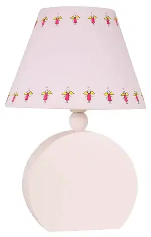Stolní lampa Ofélia 1x40W E14 růžová