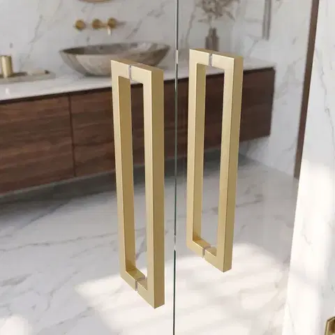 REA Madlo do sprchových dveří 01 Brushed Gold REA-03701