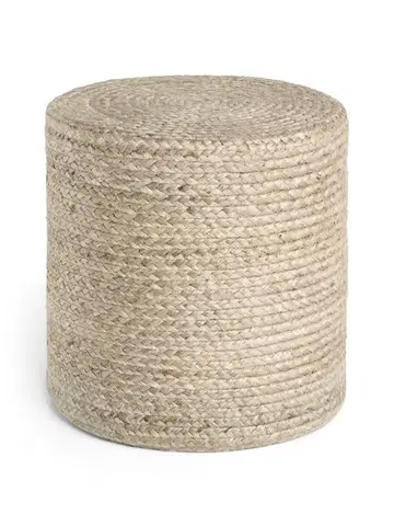 Hanse Home Sedací vak LOOMA POUF 106235 Beige/Grey - 40x40 cm