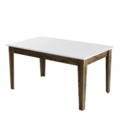 Jídelní stůl Milan 514 - Walnut, White