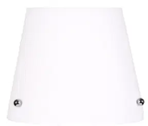 Bílé skleněné stínidlo pro stojací lampu Tango