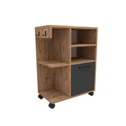 Víceúčelová skříňka Rebusa - Atlantic Pine, Anthracite