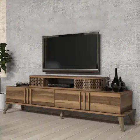 TV stolek Eylul - Walnut