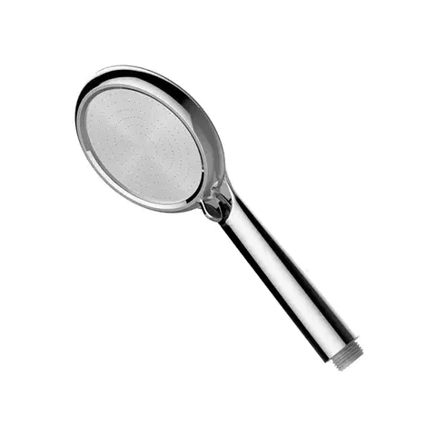 Mereo Sprchový set s tyčí, hadicí, ruční a talíř. kulatou sprchou, slim, nerez CB95001SS1