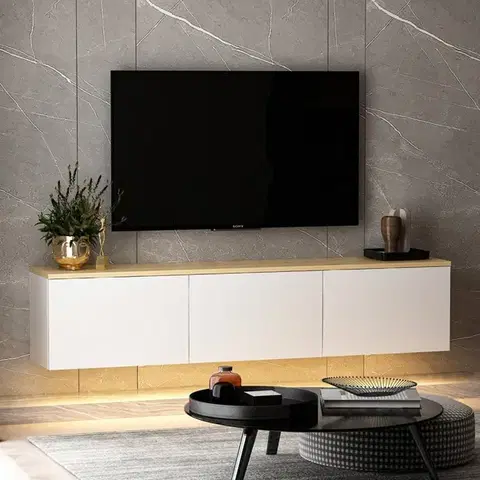TV stolek Neon - White v2