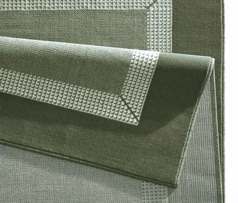 Hanse Home, Běhoun Basic 105487 Green, 80x450, zelená, chodba / předsíň