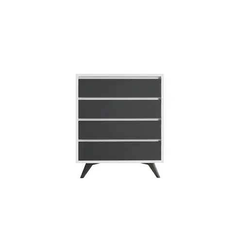 Komoda Suvera - White, Anthracite
