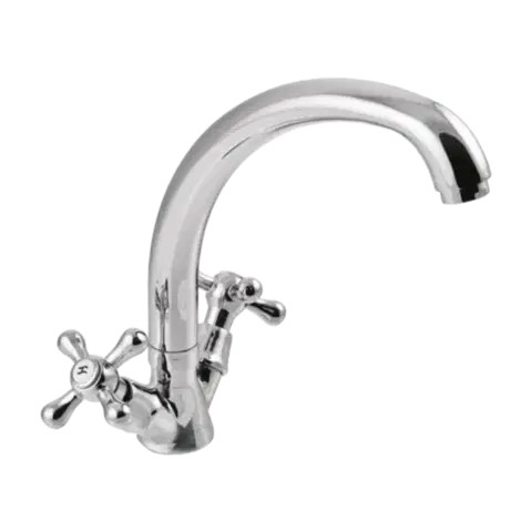 INVENA Umyvadlová/dřezová baterie ROMA, 20cm lux spout BU-23-00S-L