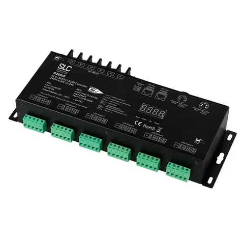 SLC Controller RDM 24x4A XLR5 2304W DMX_512 IP20