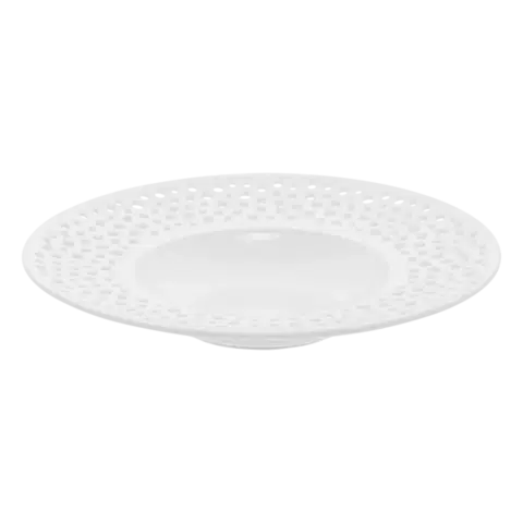 Talíř hluboký gourmet perforovaný 30 cm - Flow - 491171