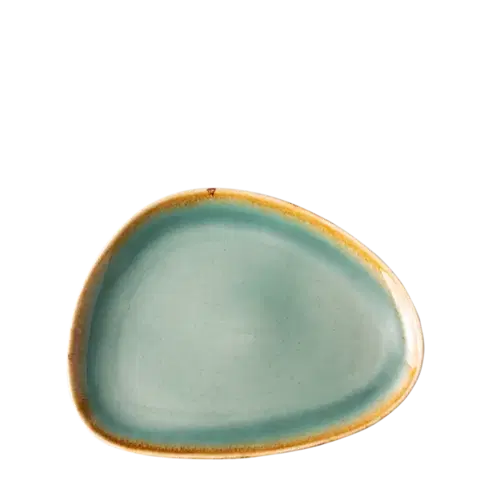 Talíř Triangle Sand tyrkysový 25 cm - Gaya - 451964