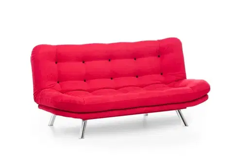 Trojmístná rozkládací pohovka Misa Sofabed - Red