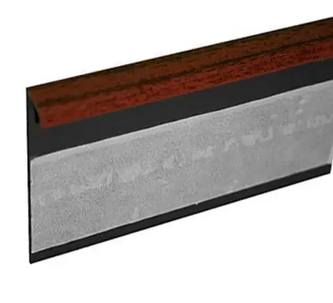 Döllken, Kobercová (soklová) lišta TL55 54 mahagon 2,5 m, 2500x55x10 mm, hnědá