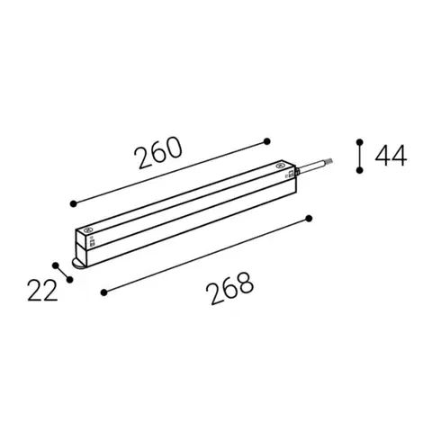 LED2 6092801 MAG DRIVER 250W, W DALI bílá
