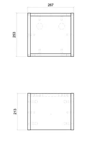 COMAD Regał Górny Qubik 5907611663073