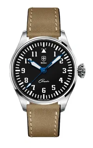 Biatec Corsair Vintage 01 - Béžový vintage nubuk řemínek