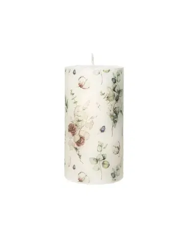 Svíčka Bianca 13cm flowers