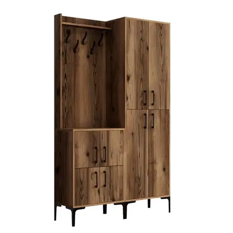 Předsíňová stěna Berlin BA - Walnut