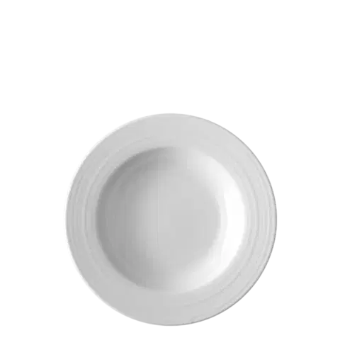 Talíř hluboký s okrajem Deco 22 cm sada 6 ks – UNIVERS bílý - 450324