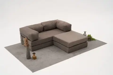 Rohová sedací souprava Comfort Mini - Grey