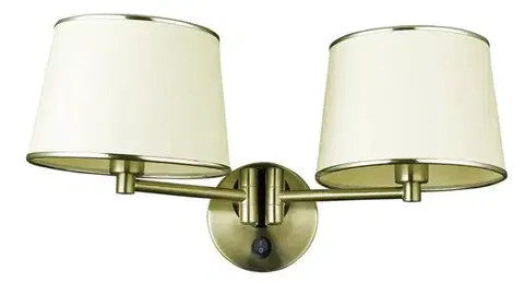 Nástěnná lampa 2xE14 48cm IBIS PATINA
